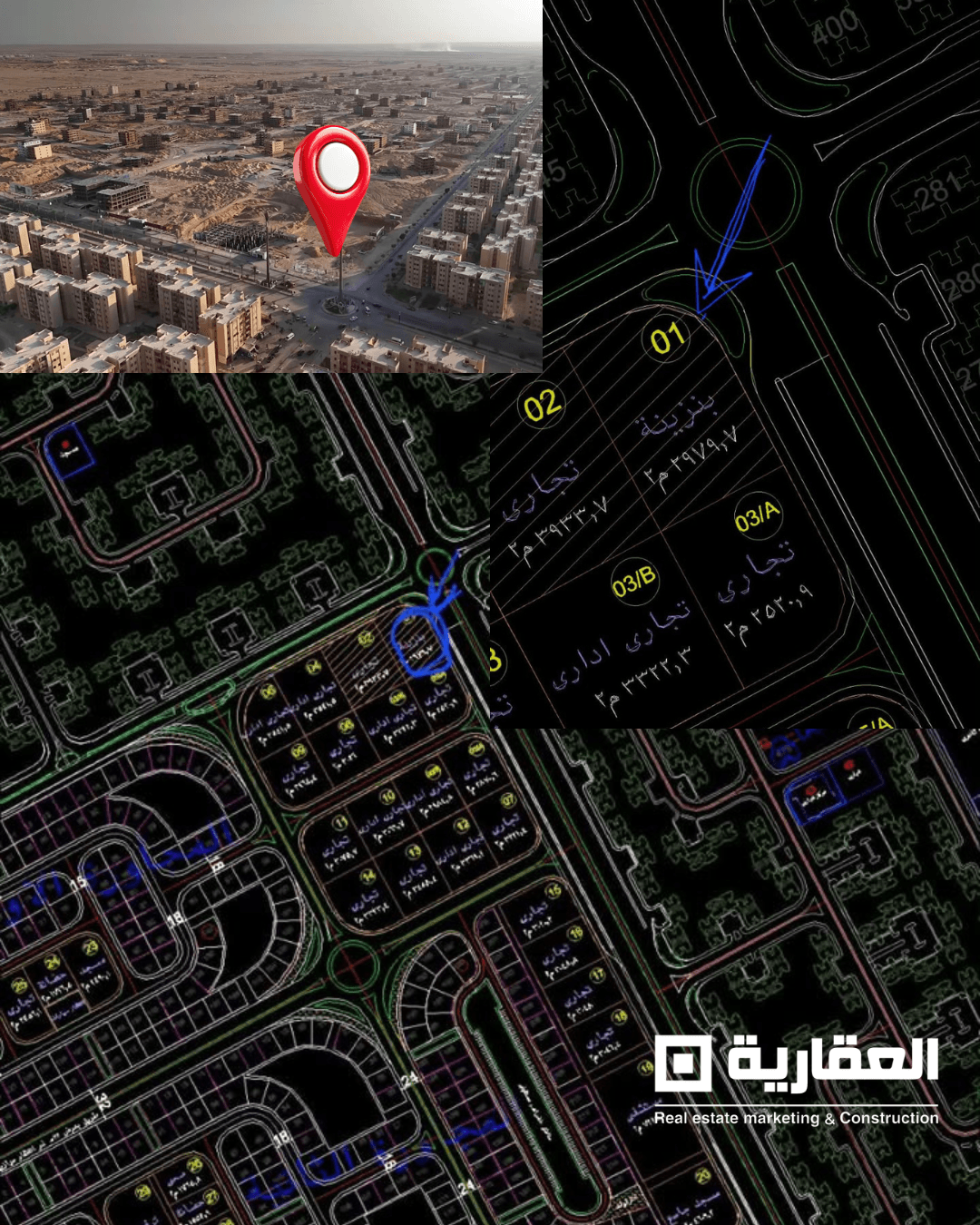 محطة وقود للبيع في أكتوبر الجديدة – مدينة زهراء أكتوبر | 3000 متر