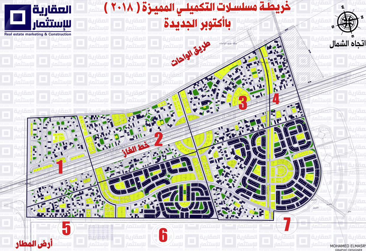 # أرض للبيع في بيت الوطن – المرحلة العاشرة شمال المطار | أكتوبر الجديدة