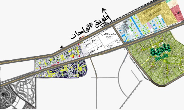 طعه ارض مميزه للبيع باكتوبر الجديده - مسلسل 1 شمال المطار